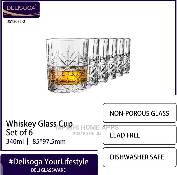Whiskey Glass Set 340ml