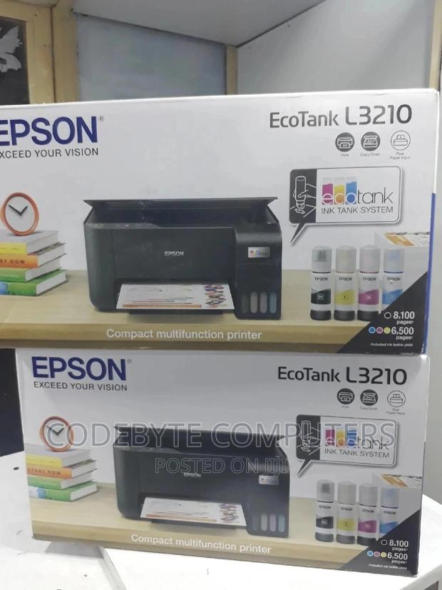 Epson-Ecotank/L3210 A4 Printer (All-in-One) With Free Cable - main view