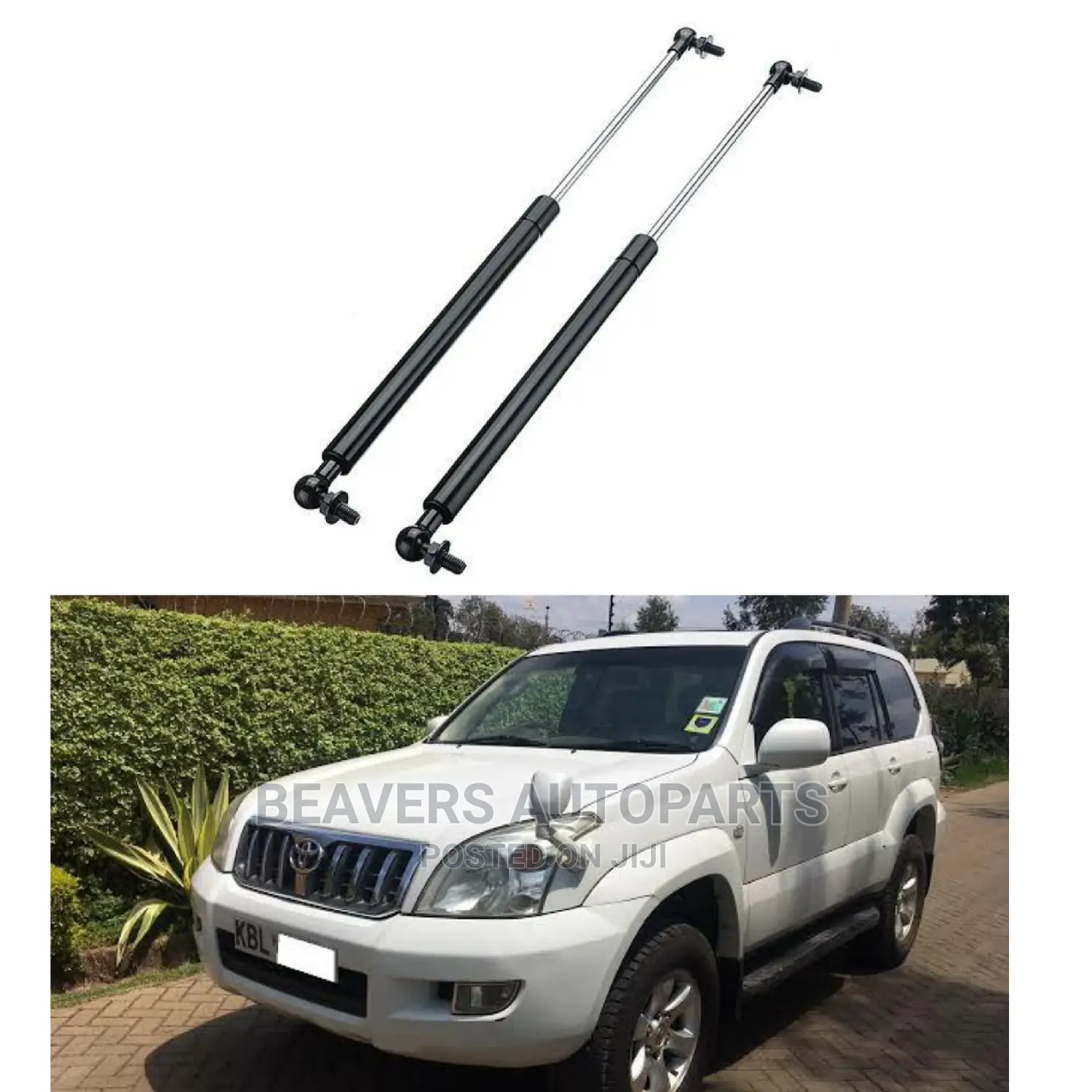 Prado 120 Bonnet Shocks