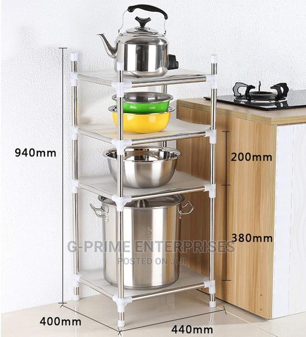 4 Layer /Tier Kitchen Rack - thumbnail 3
