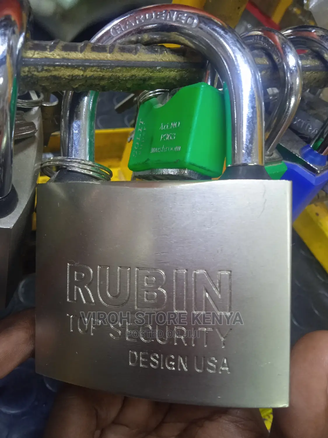 Original Rubin Waterproof Padlock Top Security USA Padlock