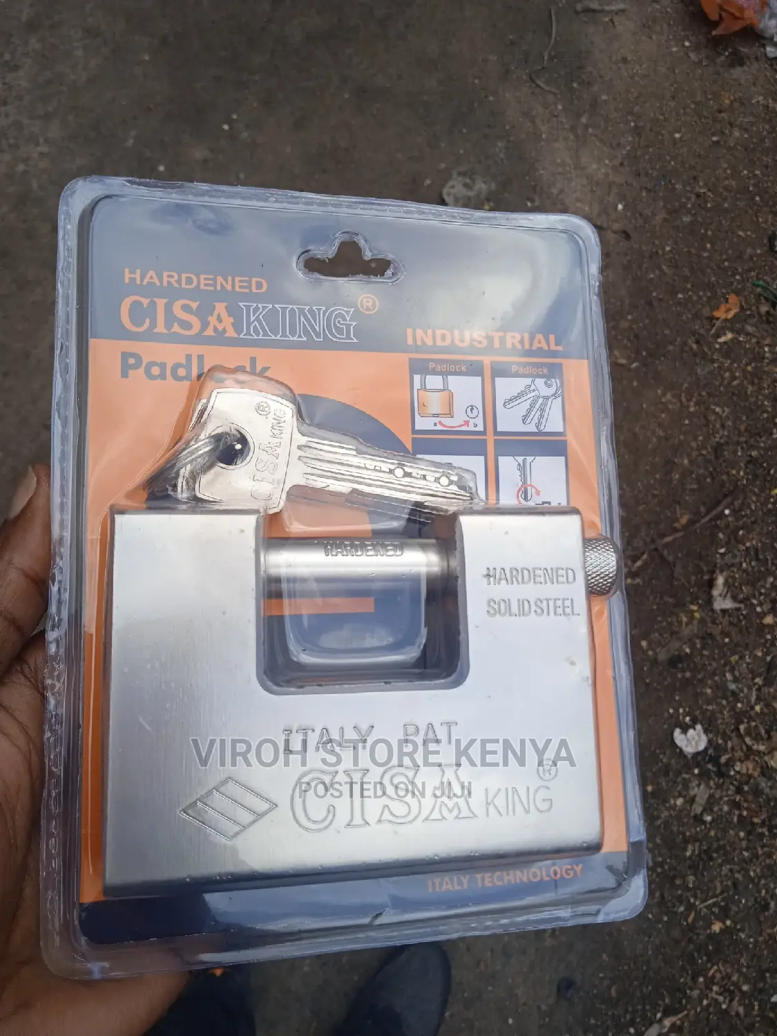 Cisa King Padlock Italy Patlock Anti Theft Rectangular Lock