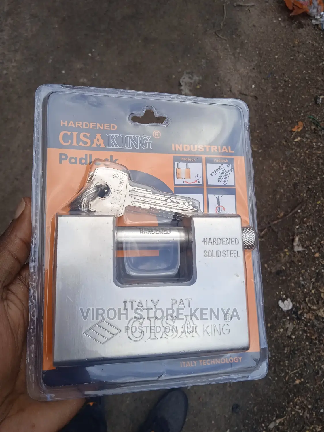 Cisa King Padlock Italy Patlock Anti Theft Rectangular Lock