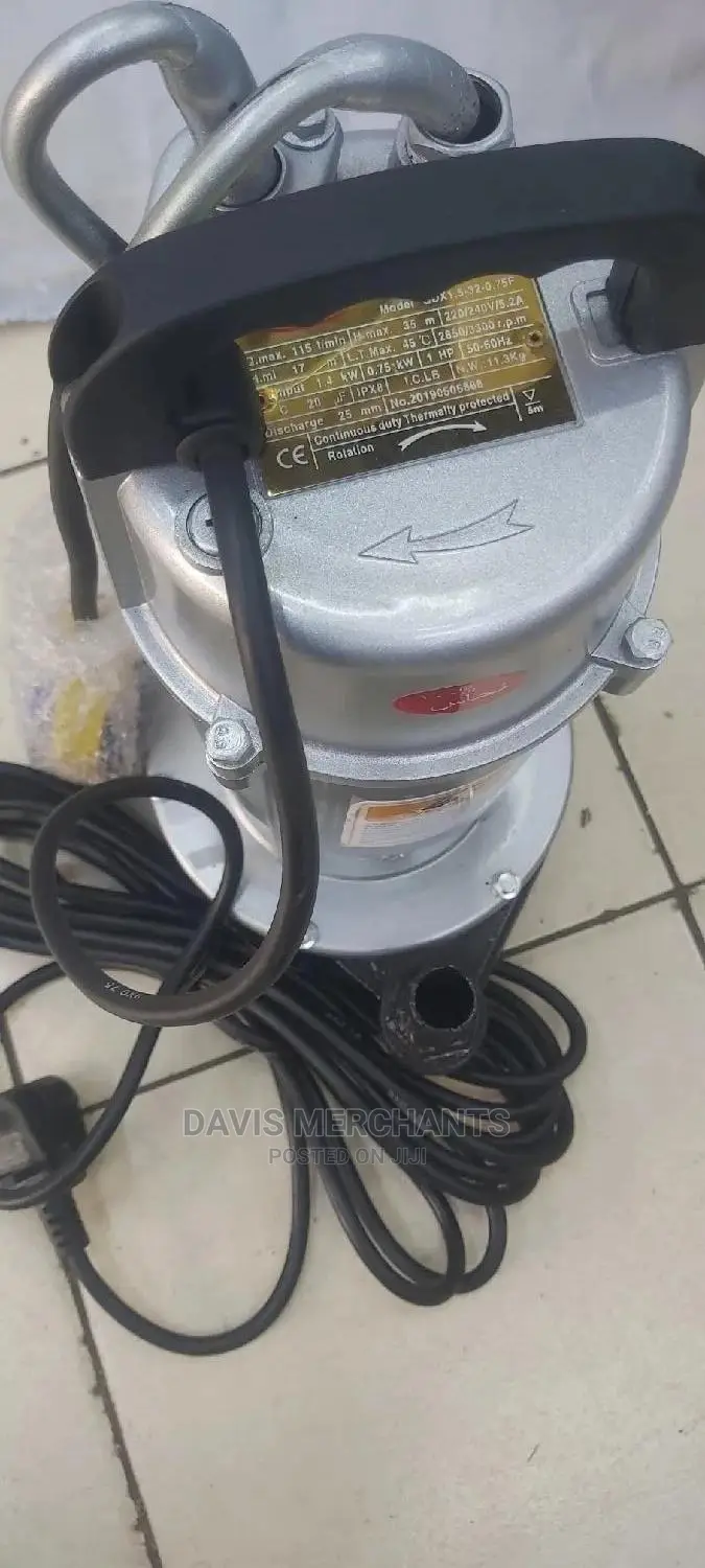Water Pump With 1hp Power