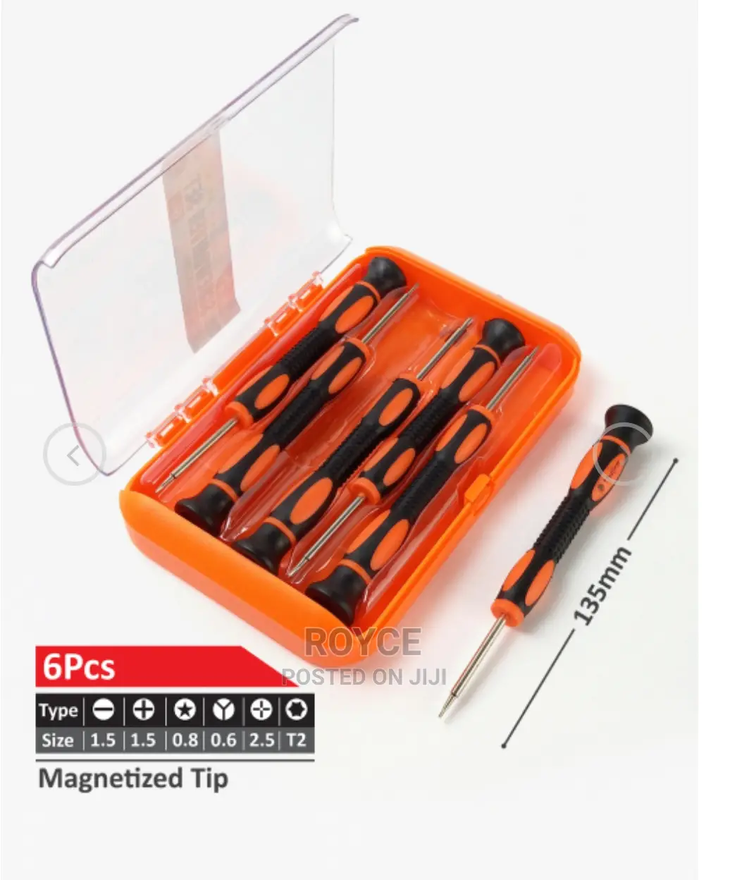 6pc Magnetized Screwdriver Set