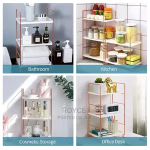 Multi-Layer Copper-Plated Countertop Rack*