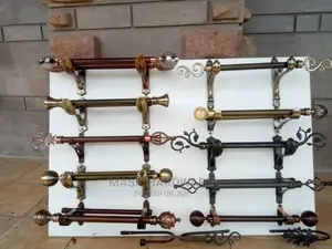 Curtain Rod Flowers,End Cups and Brackets