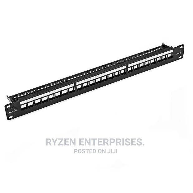 Vention Cat.6 Utp 24 Ports Keystone Patch Panel Black