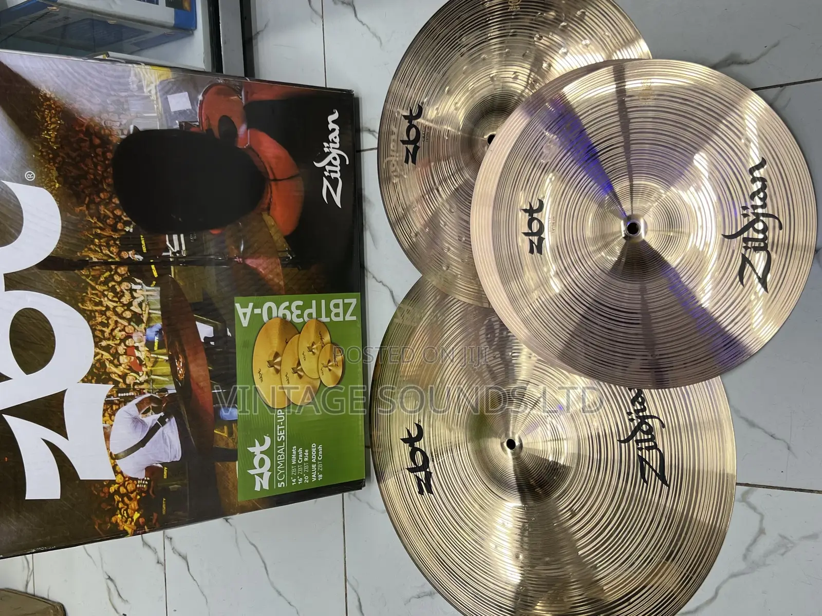 Zildjian ZBT 390-a Drumset Cymbals With Bag