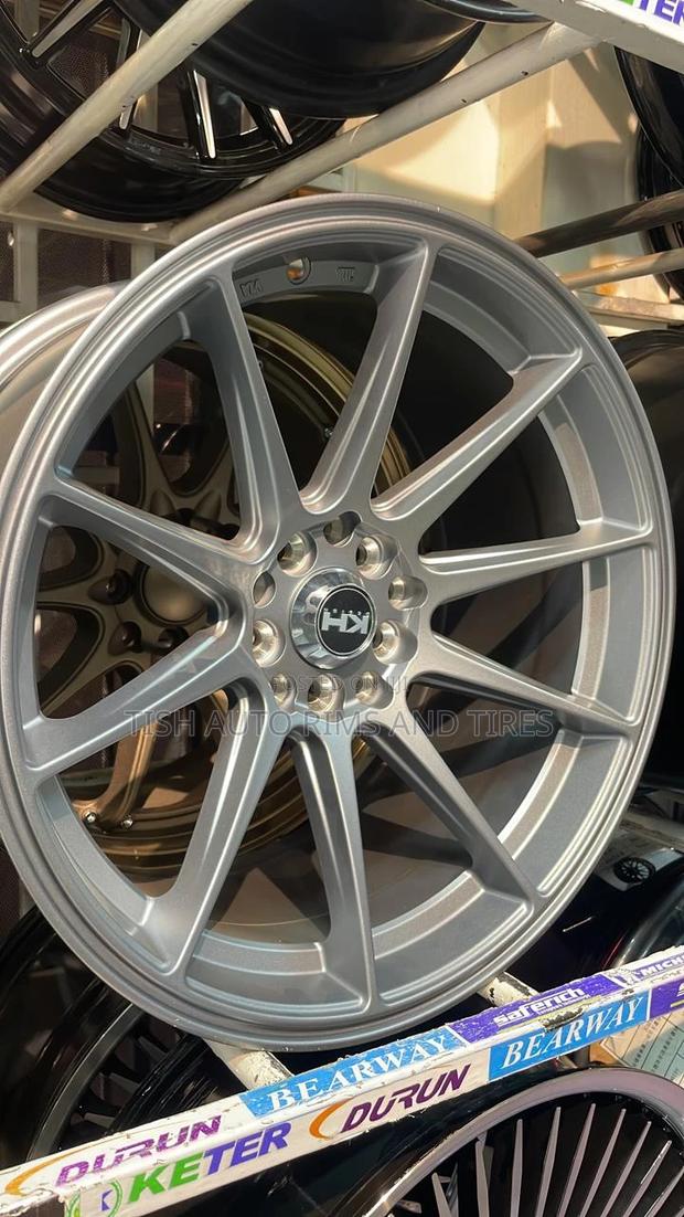 Colour Grey 17 Inch Rims Offset Fitting Subaru, Mark X,