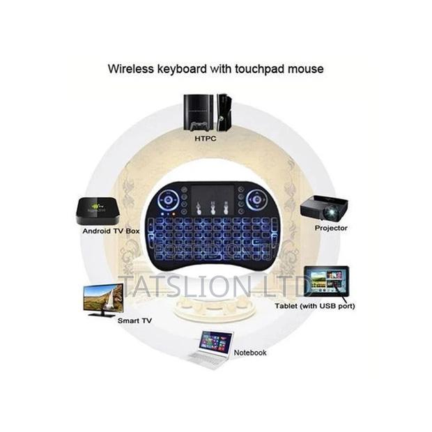 Mini Wireless Keyboard With Backlit for Andriod TV Box