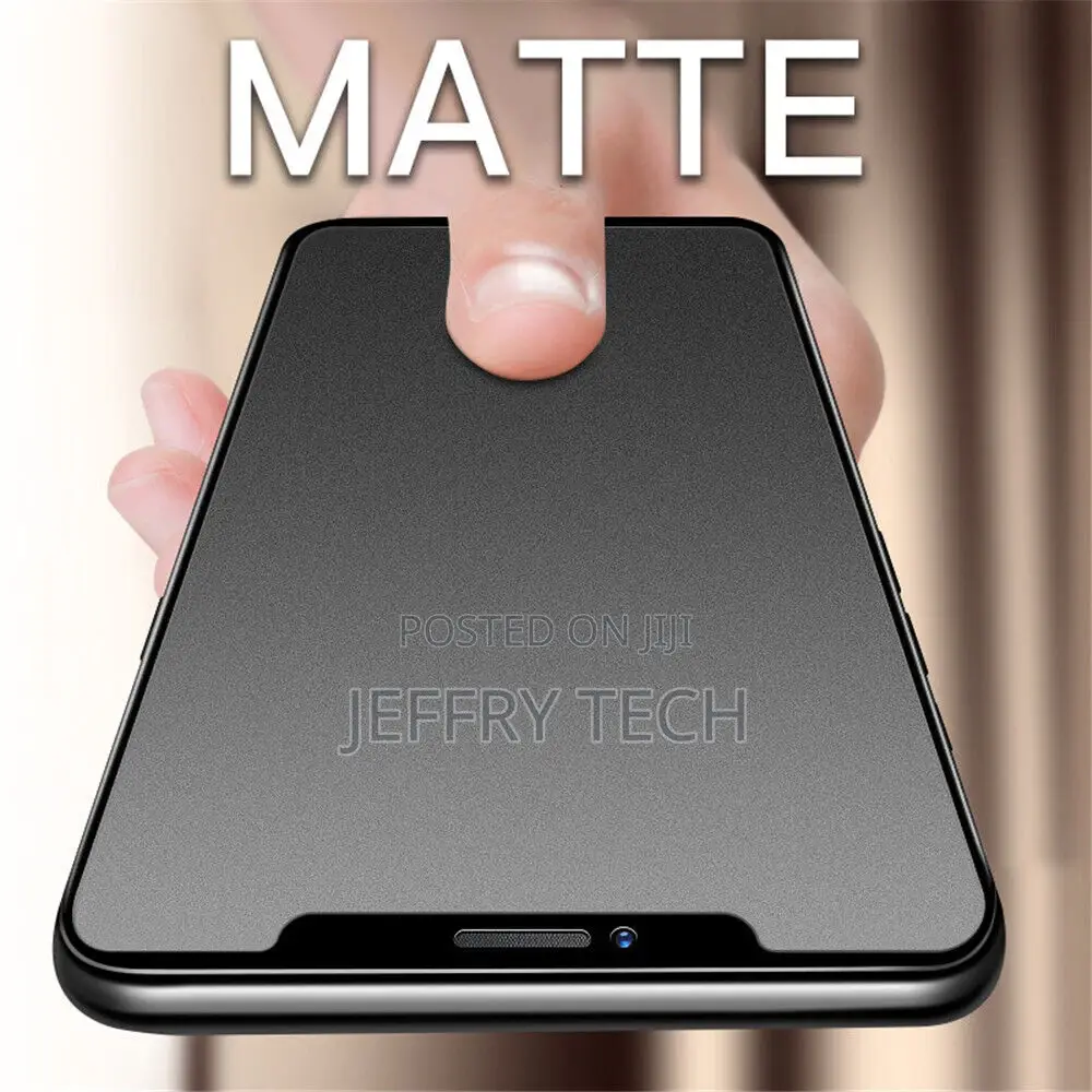 Matte Frosted Tempered Glass for iPhone 14 13 Screen Protect