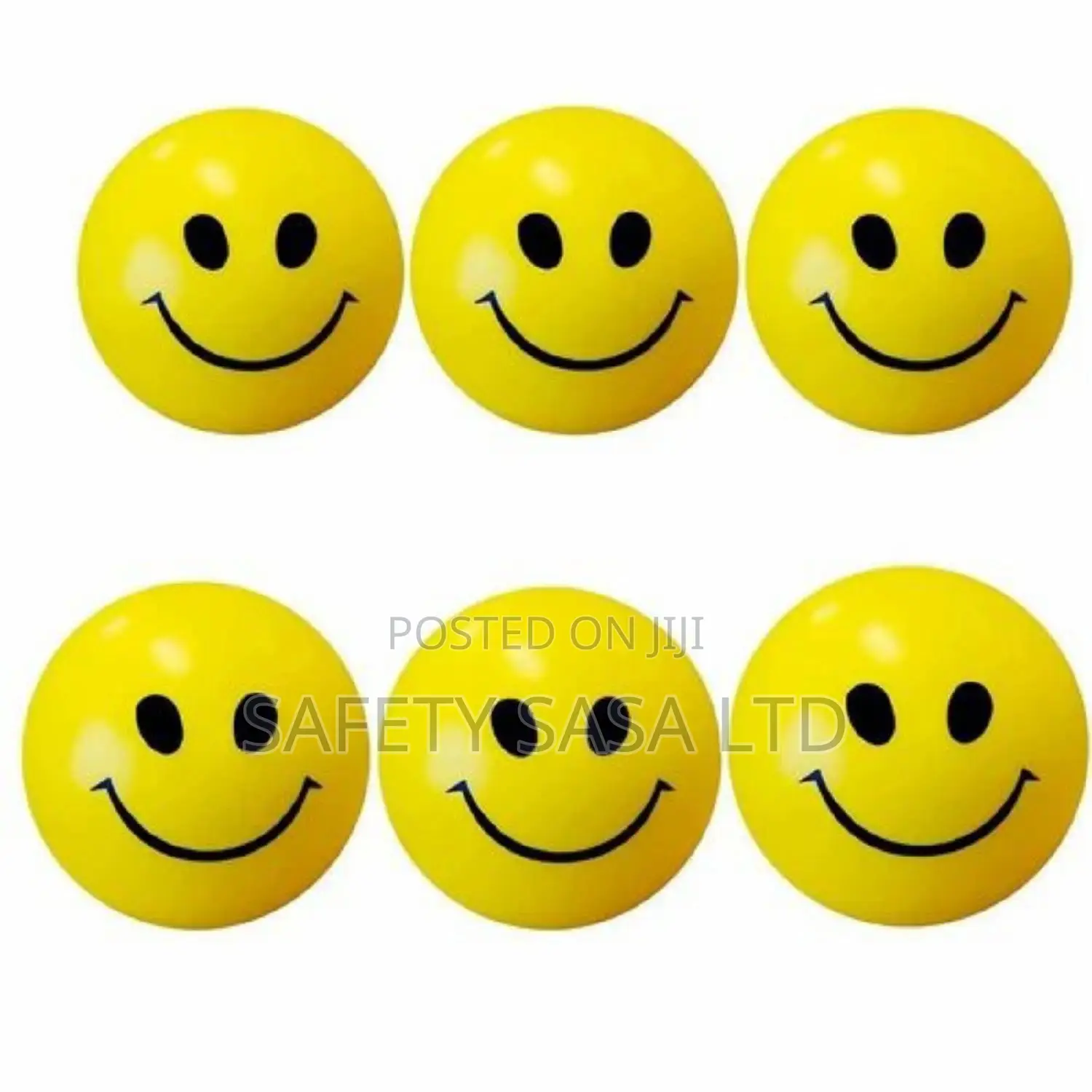 Smiley Face Squeeze Ball Yellow Ball Stress Reliver Ball