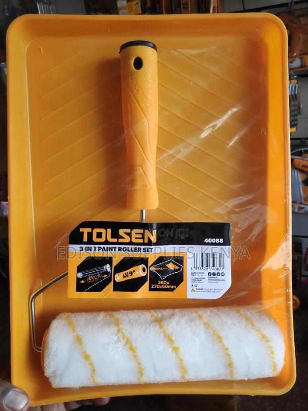 Tolsen Paint Roller Brush Set 3pcs Wall Paint Brush Set - main view