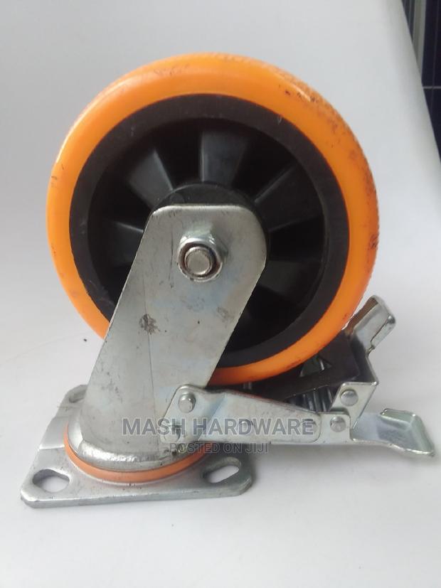 6" Heavy Duty Caster Wheel With Brakes