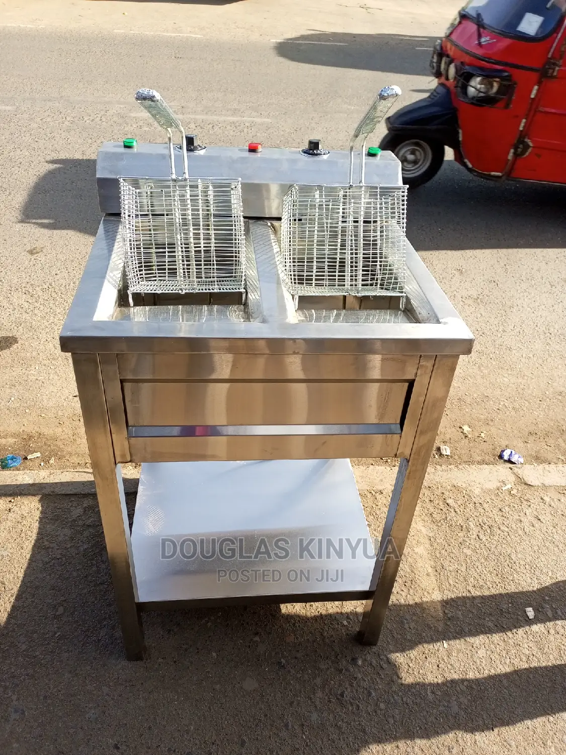 Stainless Steel Chips Fryer( Deep Double Fryer).