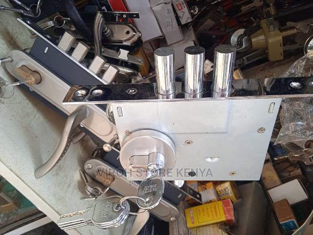 3 Pin Heavy Duty Deadlock 5 Keys - thumbnail 3