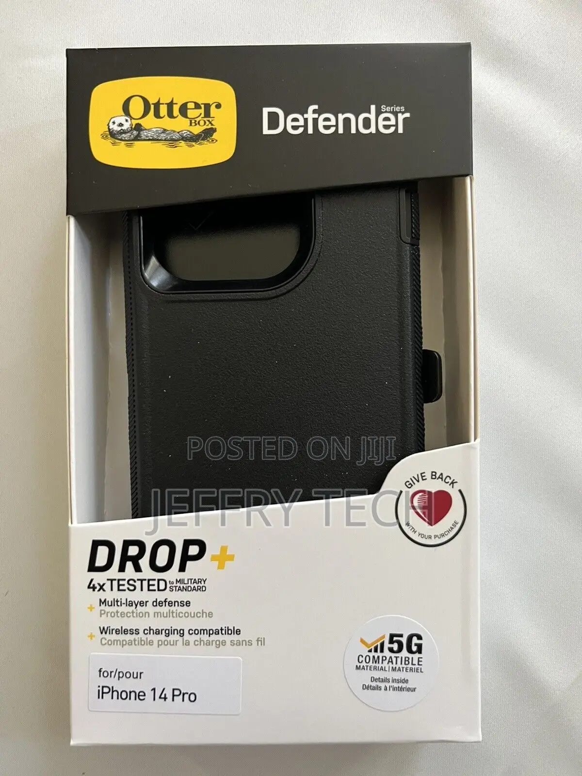 Otterbox Defender Series Case for iPhone 14 Pro - Black