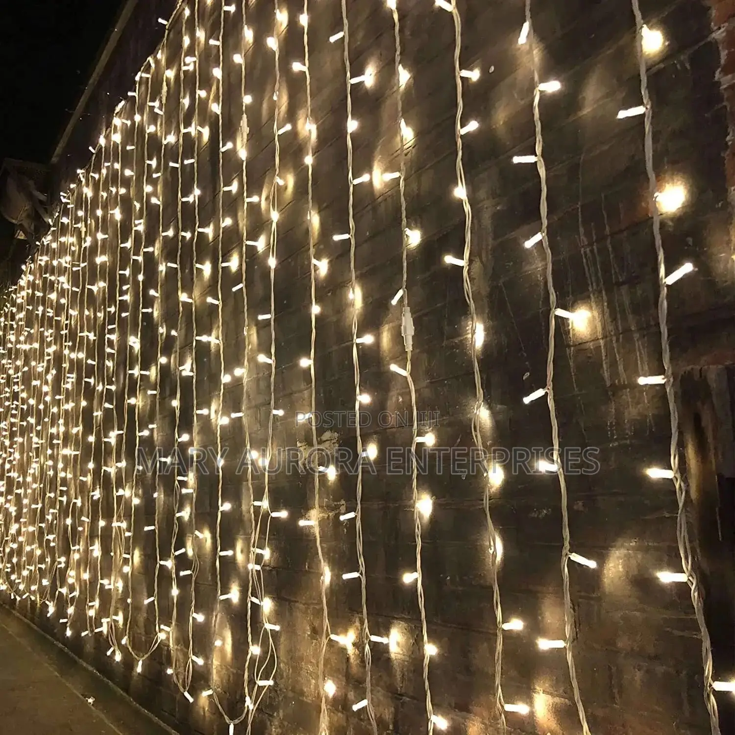 Curtain Lights 3by3 Both White and Warm White