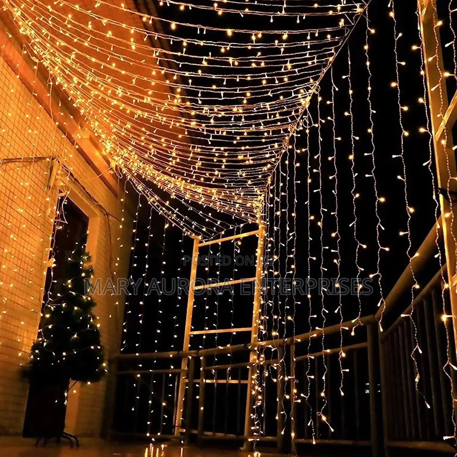Curtain Lights 3by3 Both White and Warm White