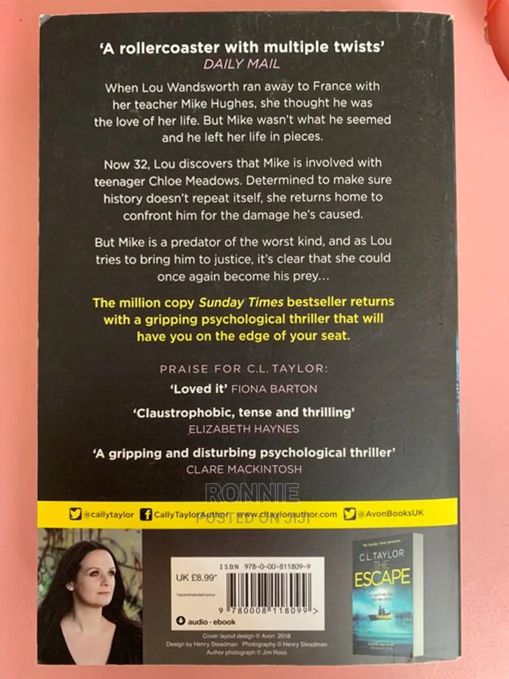 The Fear Book by C.L. Taylor