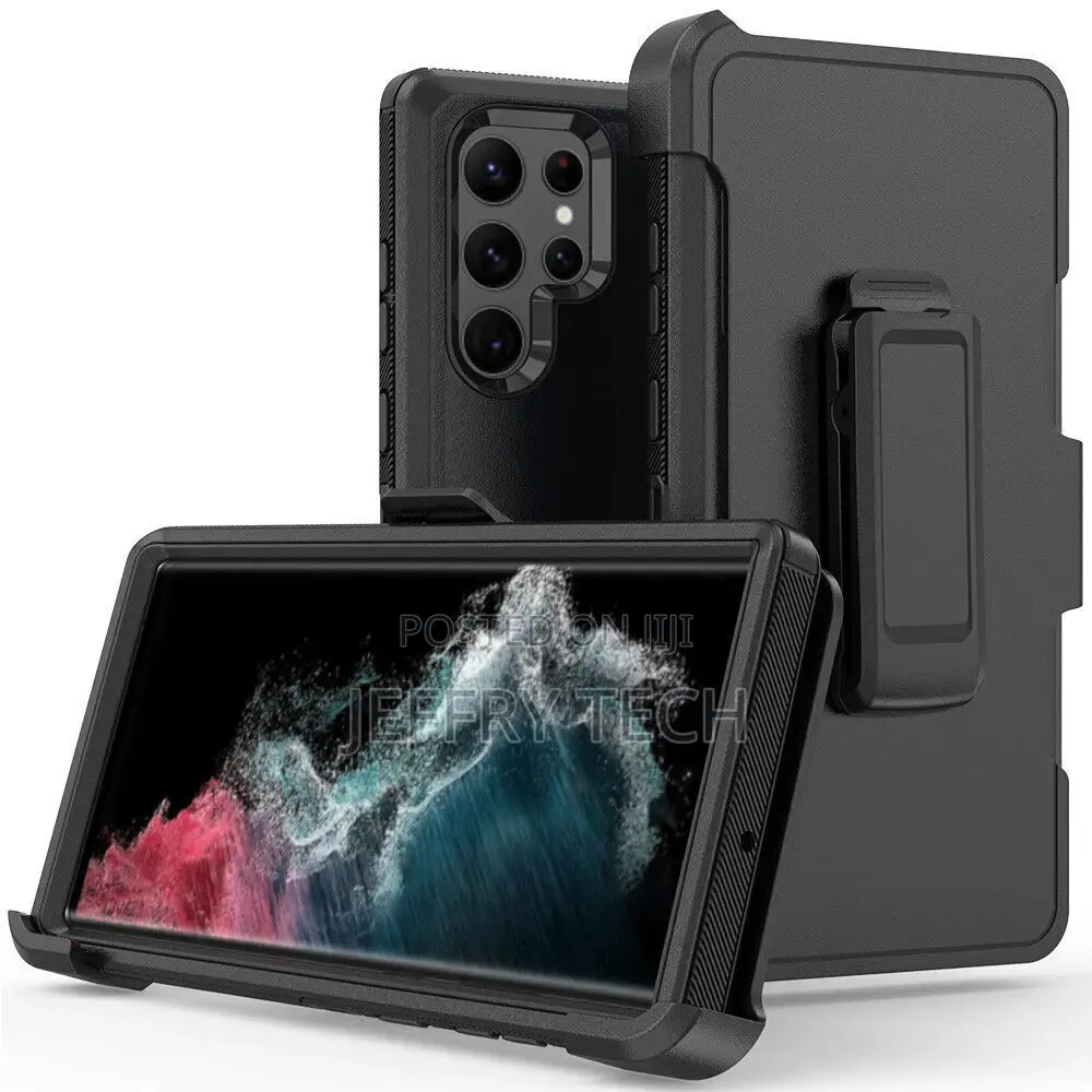 Samsung Galaxy S23 /S23+ / S23 Ultra Defender Case (Belt Cli
