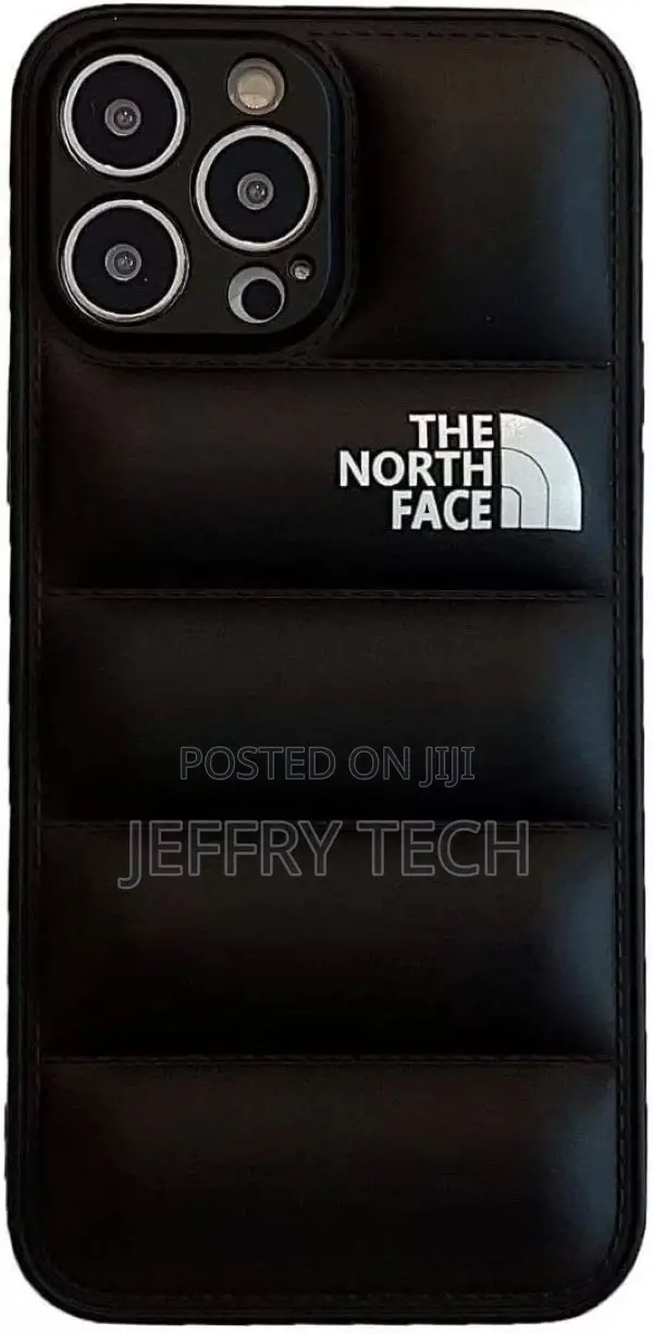 North Face Puffer Iphone Case IPhone 14 Pro, The North Face Puffer Case, Black Bumper Case North Face Puffer Iphone Case IPhone 14 Pro, The North Face Puffer Case, Black Bumper Case
