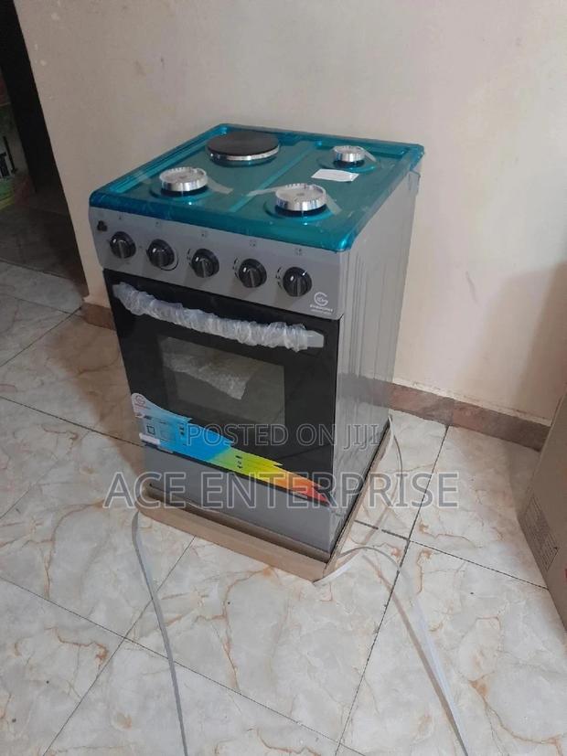 Eurochef EG55-4G+E Glass Top Cooker,Rotisserie 60L - main view