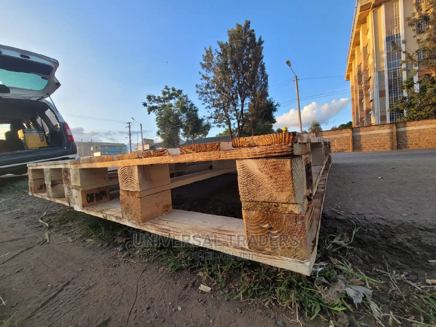 Detachable King Size 6 by 6ft Wooden Pallet Bed - 6*6 Bed