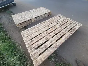 Wooden Pallets - 5 by 6ft Wooden Pallet Bed - Blazed Pallets