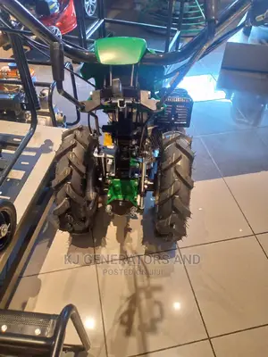 Key Start Walking Tractor With Battery and Engine Cover