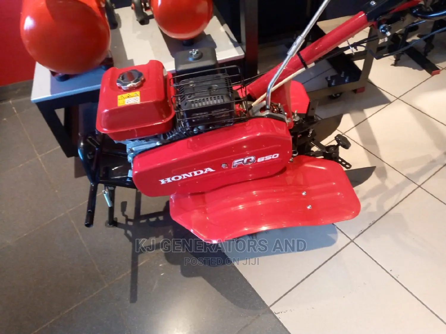 Honda Key Start Walking Tractor With Battery+Engine Cover