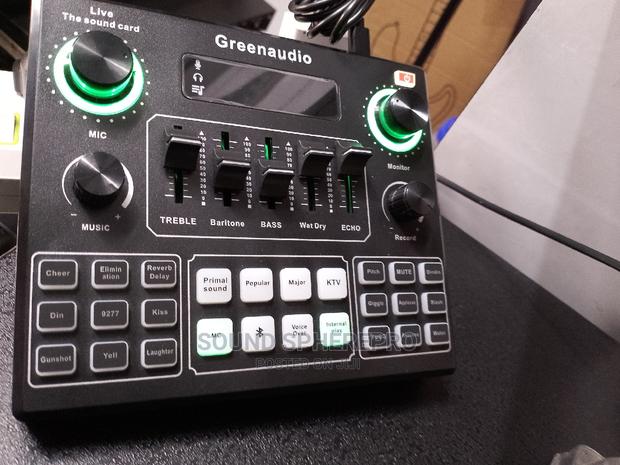 Studio Set With Green Audio Soundcard - main view