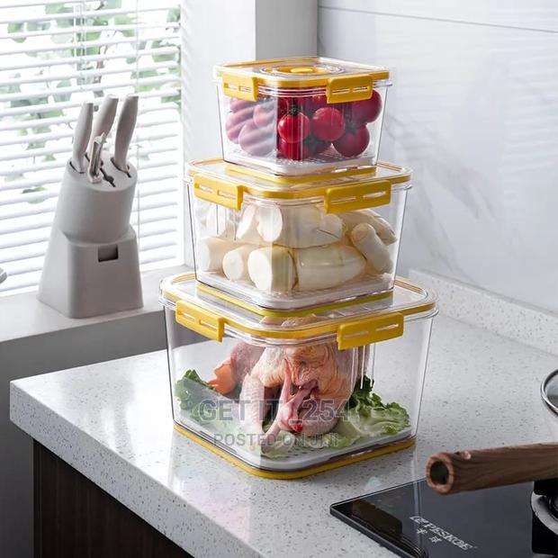 3 Pieces Set Stackable Foodstorage