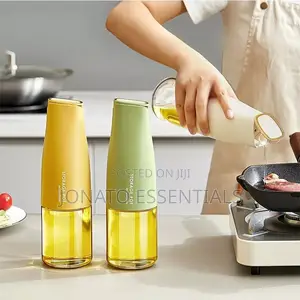 500ml Autoflip Glass Oil Jar With Plastic Lid