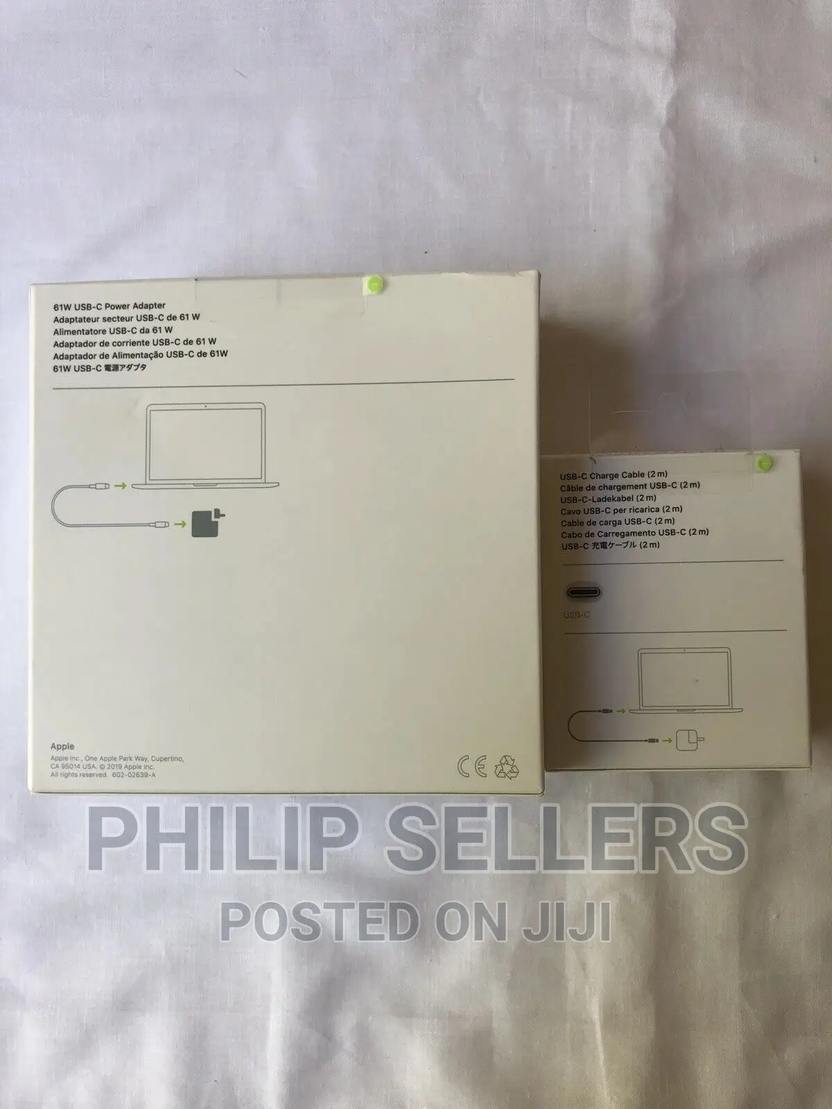 APPLE 61W USB-C Power Adapter Charger + 2m Cable