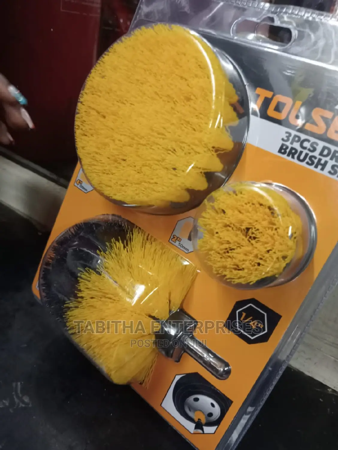 Tolsen 3 PCS Drill Brush Set