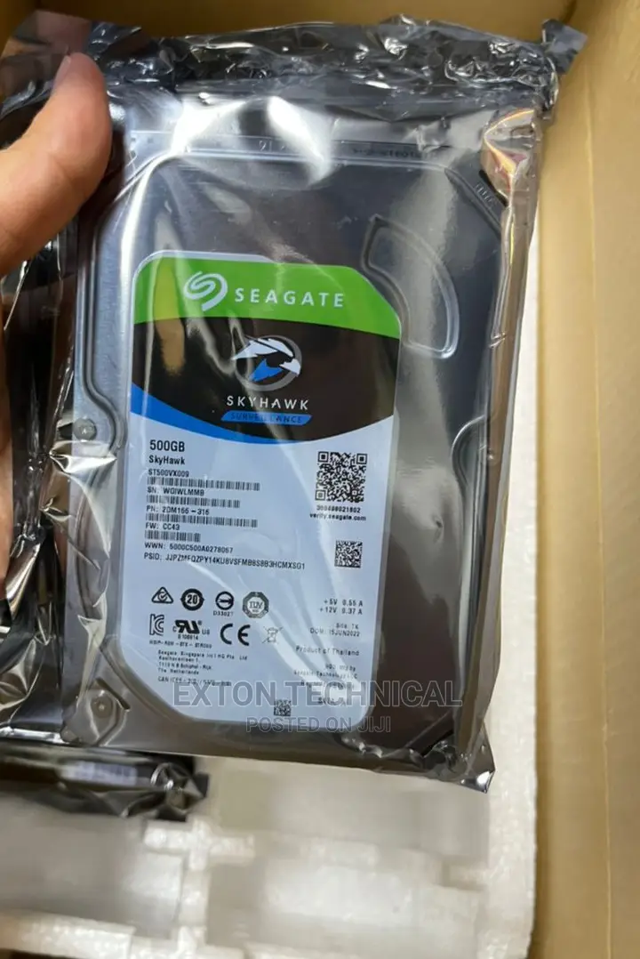 New 500gb Seagate Surveillance Hard Disk