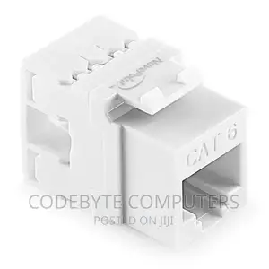 Vention Cat.6 Utp 180 Degree Keystone Jack White