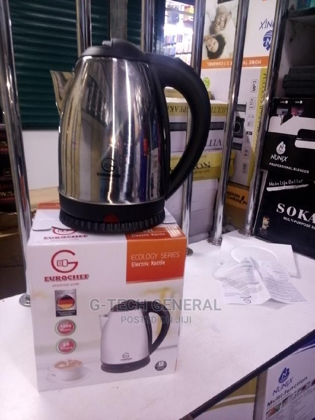 2.0l Stainless Steel Electric Kettle-Eurochef 1500watts