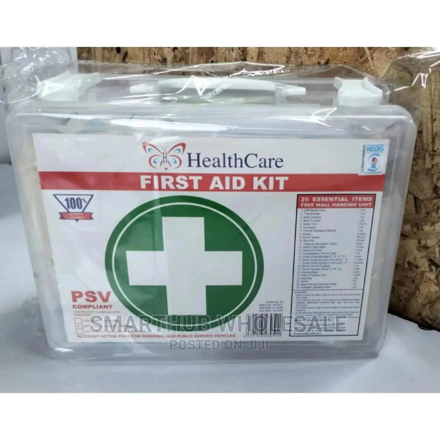 First Aid Kit Psv Compliant 109 Pcs