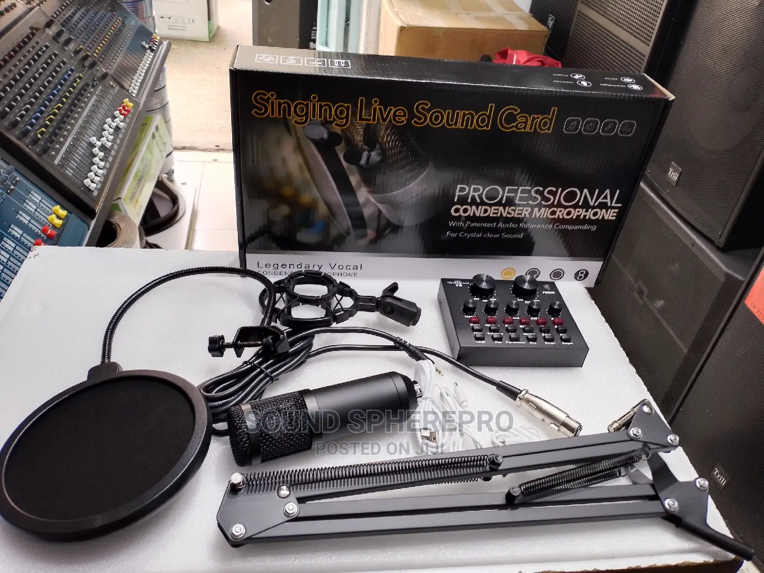 Studio Set With V8 Soundcard