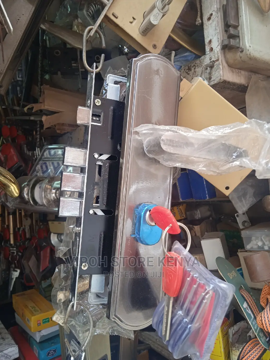 China Door Lock 4 Pins 7 Keys for Wooden Doors Steel Doors