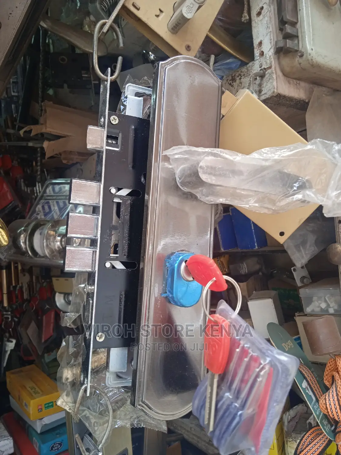 China Door Lock 4 Pins 7 Keys for Wooden Doors Steel Doors