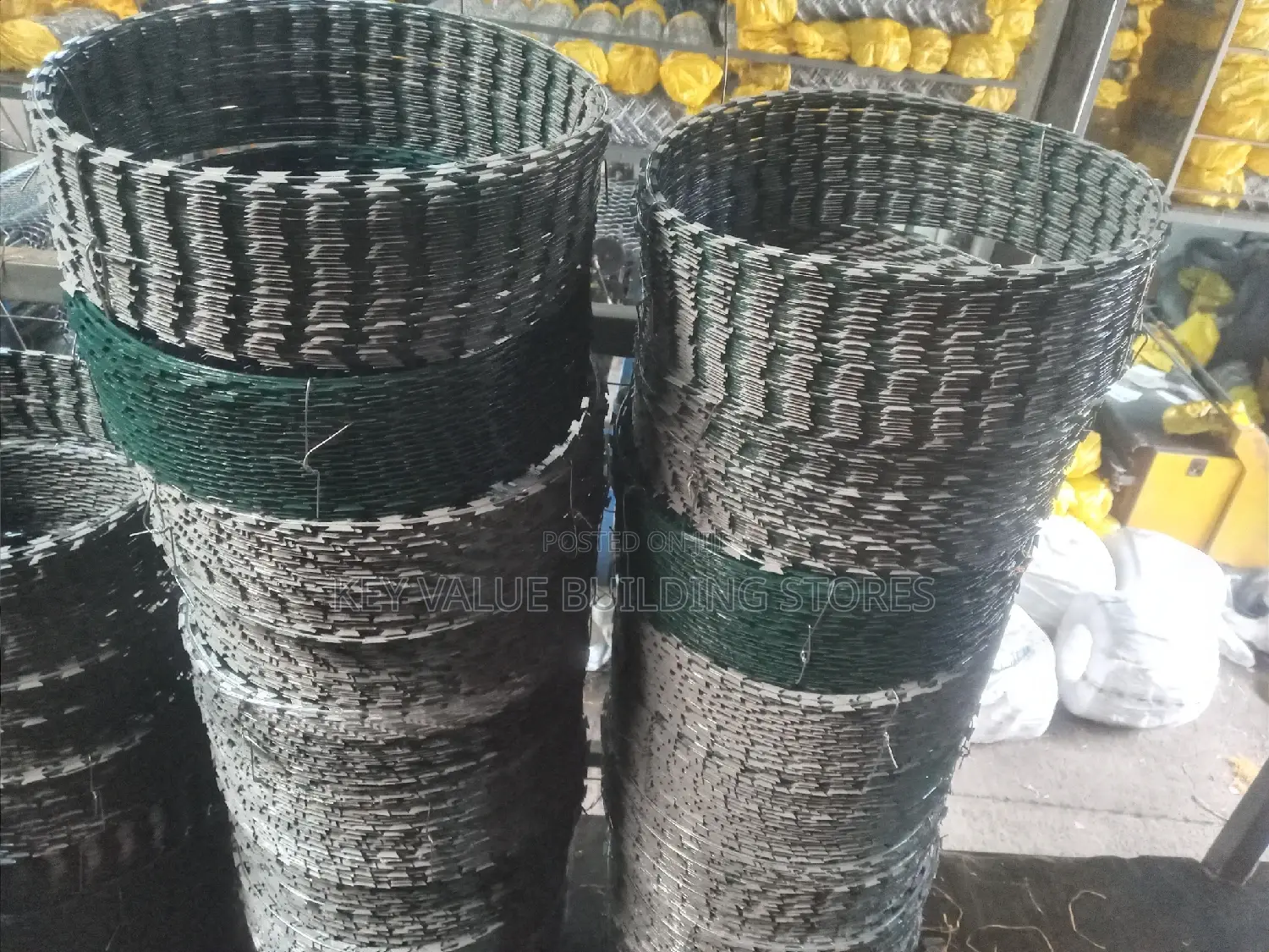 Green Razor Wire