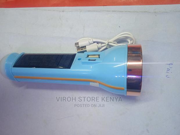Solar Torch Multifunctional Torch With USB Cable
