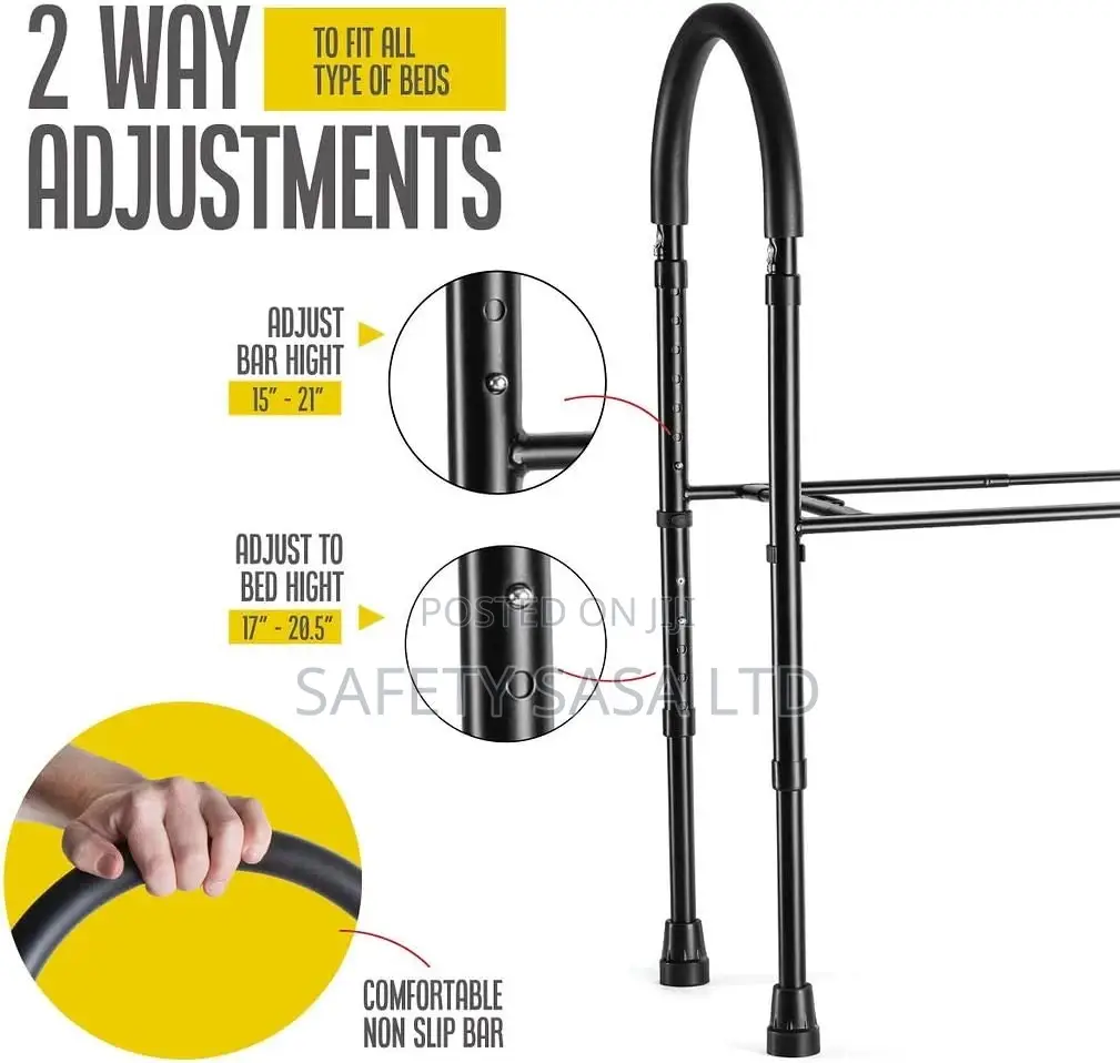 Bed Assist Rail With Adjustable Heights - Bed Assist Bar