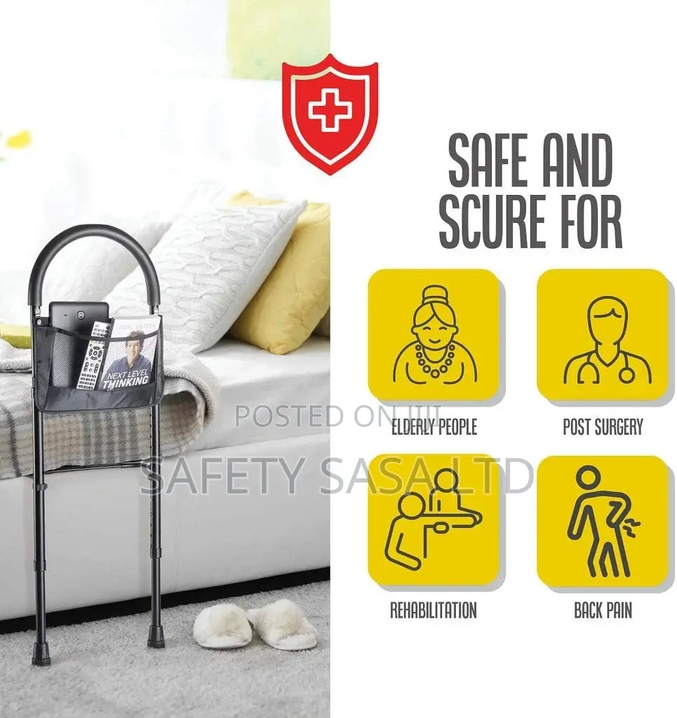 Bed Assist Rail With Adjustable Heights - Bed Assist Bar