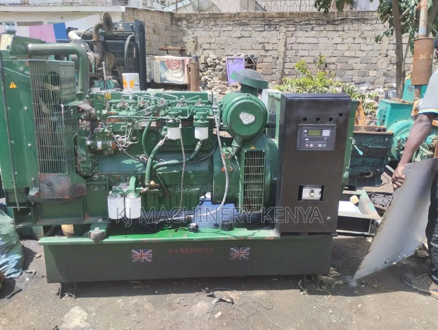 100kva Perkins Brand Used Power Genset