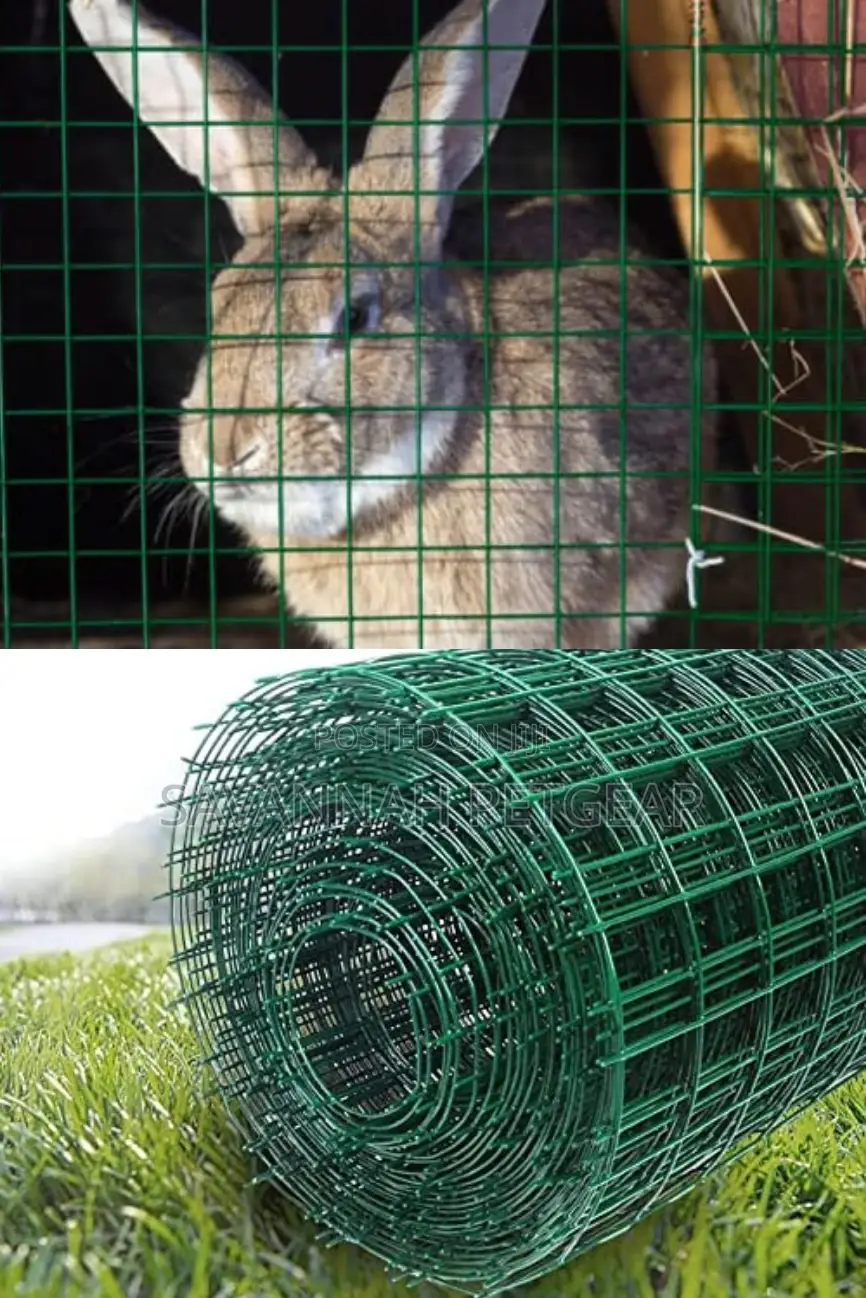 PVC Coated Wire Mesh 25m by 1m
